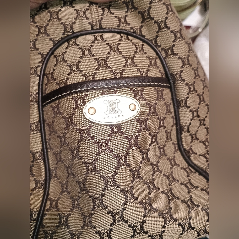 Excellent Condition Celine Macadam Canvas Boogie Handbag W/COA. - Picture 9 of 10